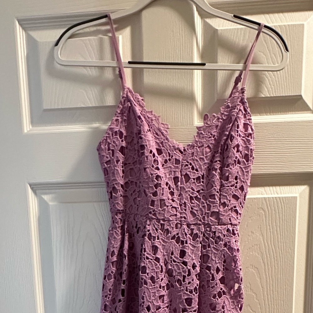 NWT ASTR Lace Midi Dress Light Orchard XS